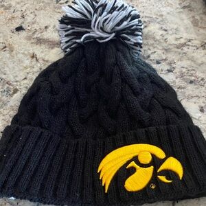 New Era Kids Black Beanie with Yellow Logo